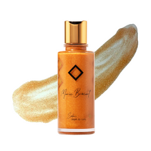 Load image into Gallery viewer, Solari bronzing body oil with Bioglitter® particles and taning activator
